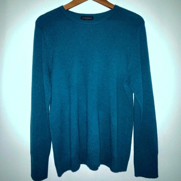 NWT 70% Wool 30% Cashmere Blend Classic Crew Neck Sweater - Picture 4 of 11